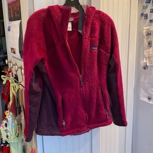 Patagonia Fleece Hoody S Maroon